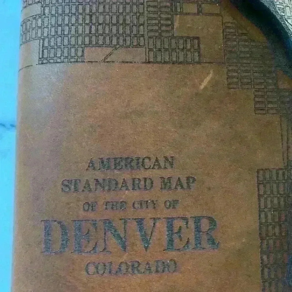 Tactile Craftworks Leather Denver Map Journal - Picture 2 of 8